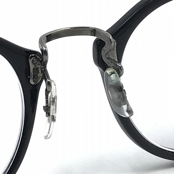 実際に弊社で買取させて頂いたOLIVER PEOPLES/オリバーピープルズ Limited Edition 雅 度入り メガネフレーム/アイウェア 505 BKPの画像 4枚目