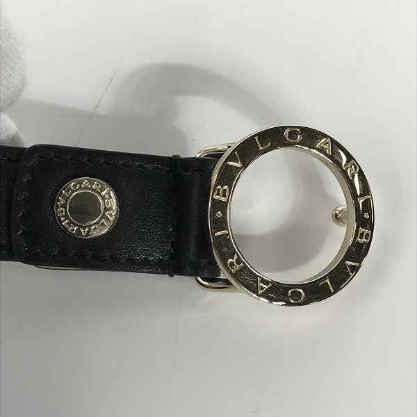 実際に弊社で買取させて頂いたBVLGARI/ブルガリ BBラウンドバックル レザーベルトの画像 3枚目