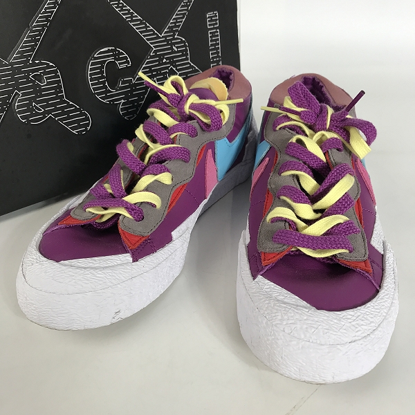 実際に弊社で買取させて頂いたNIKE×KAWS×SACAI/ナイキ×カウズ×サカイ BLAZER LOW/ブレーザーロー パープルダスク DM7901-500/26.5