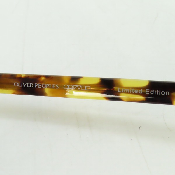 実際に弊社で買取させて頂いたOLIVER PEOPLES/オリバーピープルズ サングラス/アイウェア BECR/DTB 1955 雅 Limited Editionの画像 5枚目