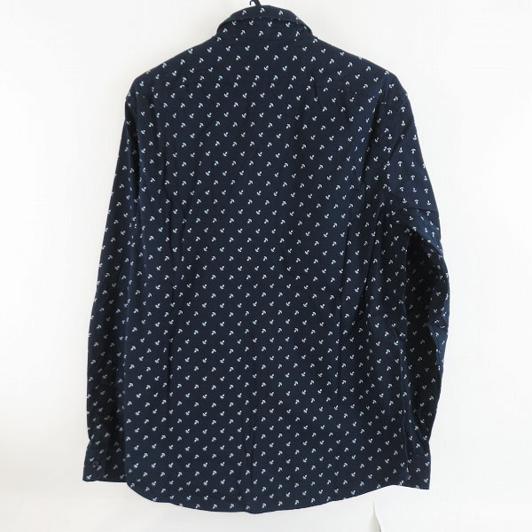 実際に弊社で買取させて頂いたDIESEL/ディーゼル 錨総柄 長袖ボタンシャツ/Lの画像 1枚目