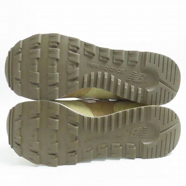 実際に弊社で買取させて頂いた【未使用】NEW BALANCEｘBEAMS/ニューバランス×ビームス 40th 別注 ベージュマルチ CM1400BB/26.0の画像 2枚目