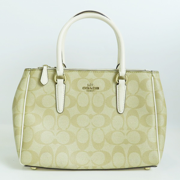 実際に弊社で買取させて頂いたCOACH/コーチ シグネチャー 2WAY ハンドバッグ/ショルダーバッグ F67027