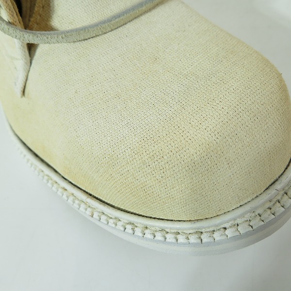 実際に弊社で買取させて頂いたDIRK BIKKEMBERGS/ダークビッケンバーグ キャンバスブーツ/41の画像 8枚目