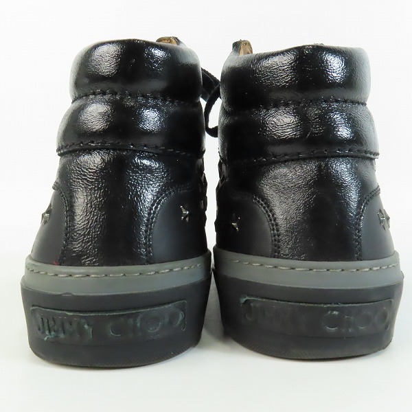 実際に弊社で買取させて頂いたJIMMY CHOO/ジミーチュウ スタースタッズ ハイカットスニーカー/42.5の画像 1枚目