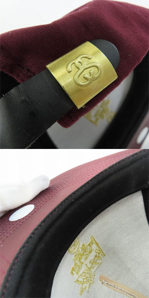 実際に弊社で買取させて頂いたSTUSSY/ステューシー ロゴ刺繍 キャップ/帽子 O/Sの画像 9枚目