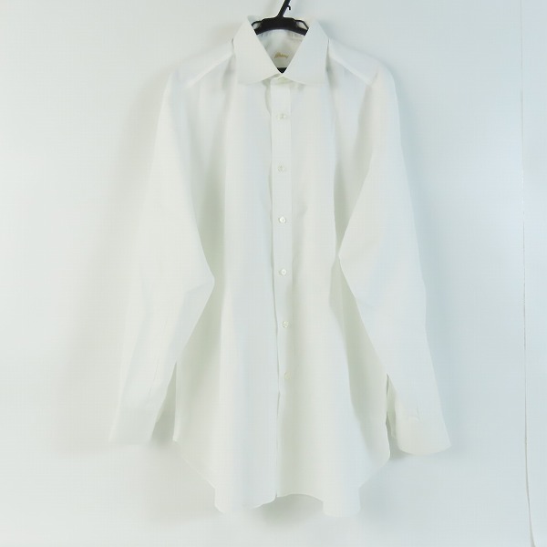 実際に弊社で買取させて頂いたBrioni/ブリオーニ 長袖ボタンシャツ ホワイト/42