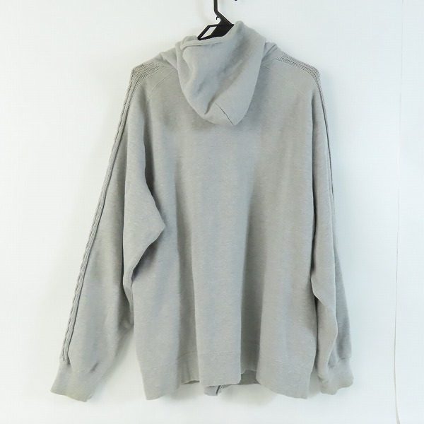 実際に弊社で買取させて頂いたSWAGGER/スワッガー 袖ケーブル編みライン入り ジップアップパーカー/XLの画像 1枚目