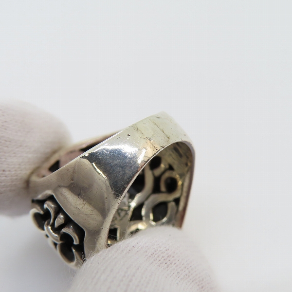 実際に弊社で買取させて頂いた【ギャラ付】LEATHERS AND TREASURES/レザーズ＆トレジャーズ フレアデリー w/スティングレイ リング/18.5-19号の画像 4枚目