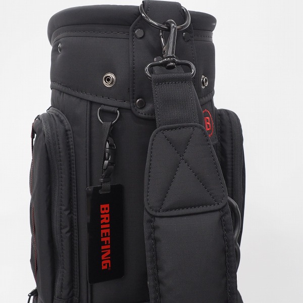 実際に弊社で買取させて頂いたBRIEFING/ブリーフィング CR-6 ゴルフ 8.5型 5分割キャディバッグ ブラックの画像 4枚目
