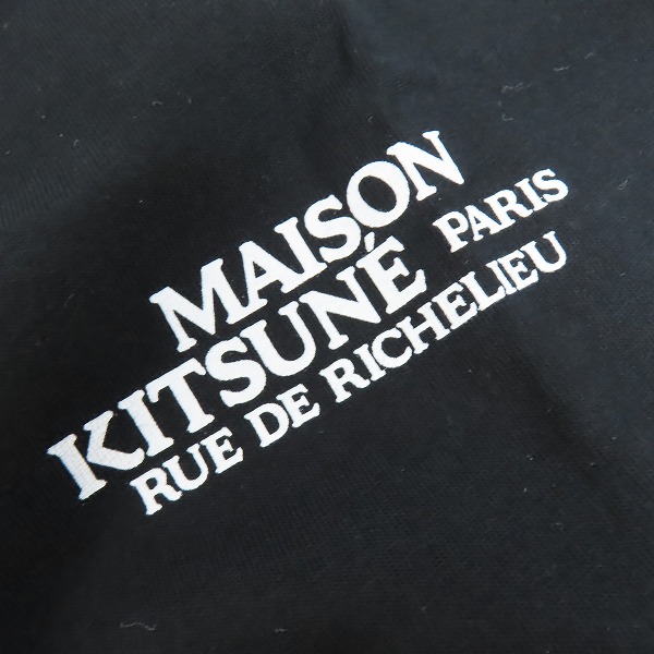 実際に弊社で買取させて頂いたMAISON KITSUNE/メゾンキツネ RUE DE RICHELIEU CLASSIC TEE-SHIRT Tシャツ IU00120KJ0008/Mの画像 5枚目