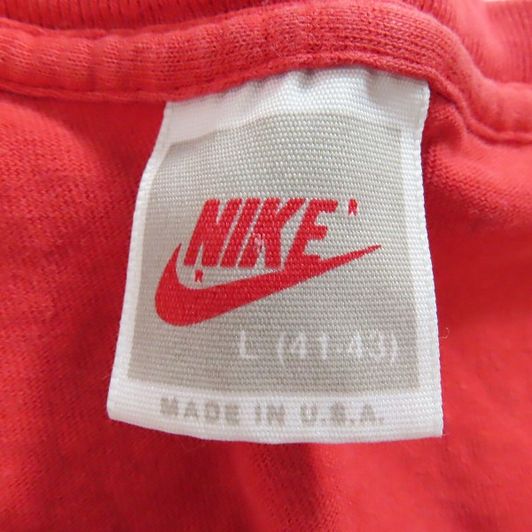 実際に弊社で買取させて頂いたNIKE/ナイキ 90s ビンテージ 銀タグ ジョーダン #23 Tシャツ/Lの画像 2枚目