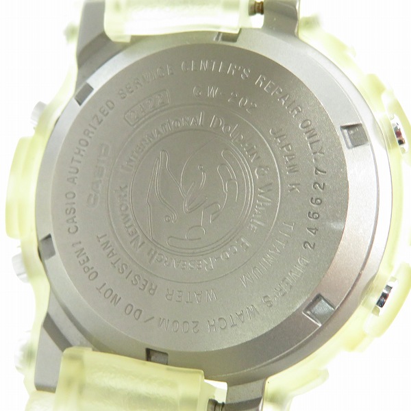 実際に弊社で買取させて頂いたG-SHOCK/Gショック 第8弾イルクジ FROGMAN/フロッグマン タフソーラー GW-202AK-7DRの画像 3枚目