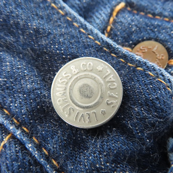 実際に弊社で買取させて頂いたLevis/リーバイス 501XX 1933年モデル デニムパンツ 33501-0017 W31の画像 7枚目