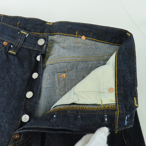 実際に弊社で買取させて頂いたLEVI'S/リーバイス 201XX 刻印555 バレンシア工場 BIGE ビッグE 1998年製 デニムパンツ ジーンズ W34L36の画像 3枚目