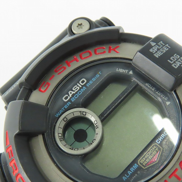 実際に弊社で買取させて頂いたG-SHOCK/Gショック 2代目 FROGMAN フロッグマン DW-8200-1A【動作未確認】の画像 4枚目