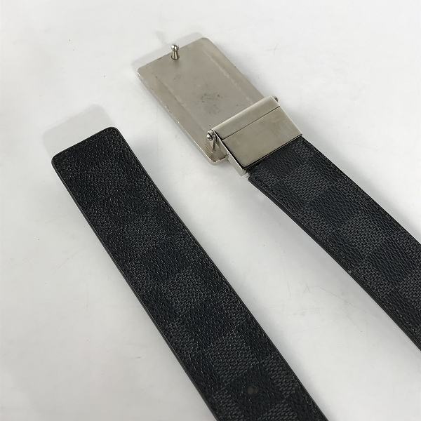 実際に弊社で買取させて頂いたLOUIS VUITTON/ルイヴィトン ダミエ サンチュール アヴァントゥール ベルト M9632 /36/90の画像 2枚目