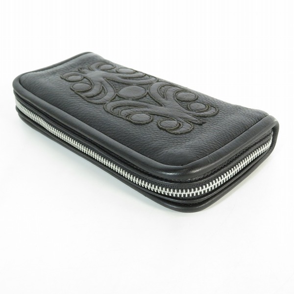 実際に弊社で買取させて頂いたSTANLEY GUESS/スタンリーゲス ラウンドジップウォレット フィリグリーパッチ の画像 2枚目