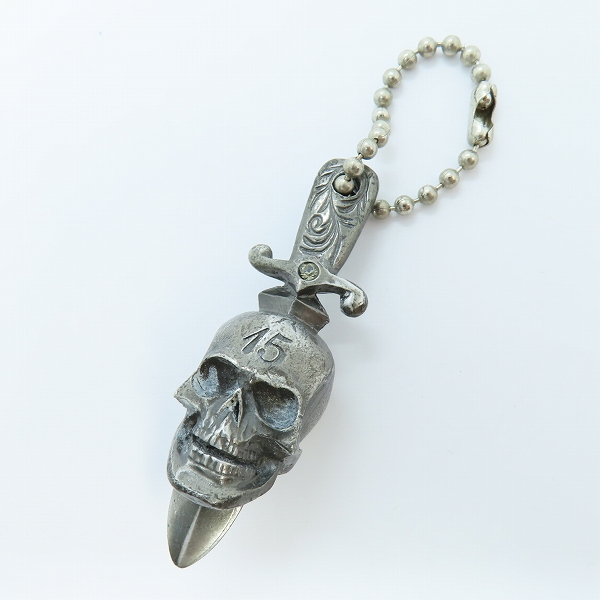 実際に弊社で買取させて頂いたBLACK TOP MOTORCYCLE/ブラックトップモーターサイクル スカル キーホルダー