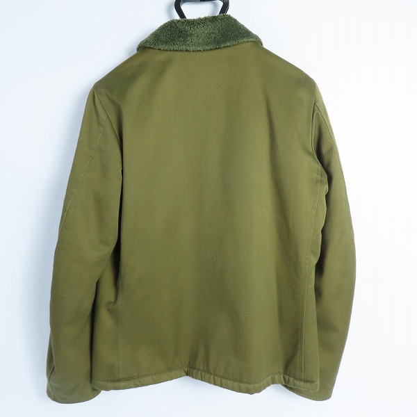 実際に弊社で買取させて頂いたSchott/ショット N-1 デッキジャケット フライトジャケット 裏地ボア M63120 38の画像 1枚目