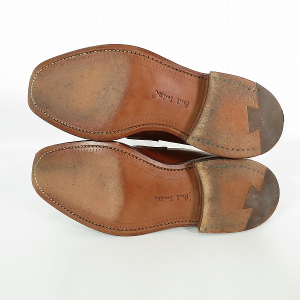 実際に弊社で買取させて頂いたCROCKETT&JONES×Paul Smith/クロケット&ジョーンズ×ポールスミス ローファー/シューズ 9334/6.5Eの画像 2枚目