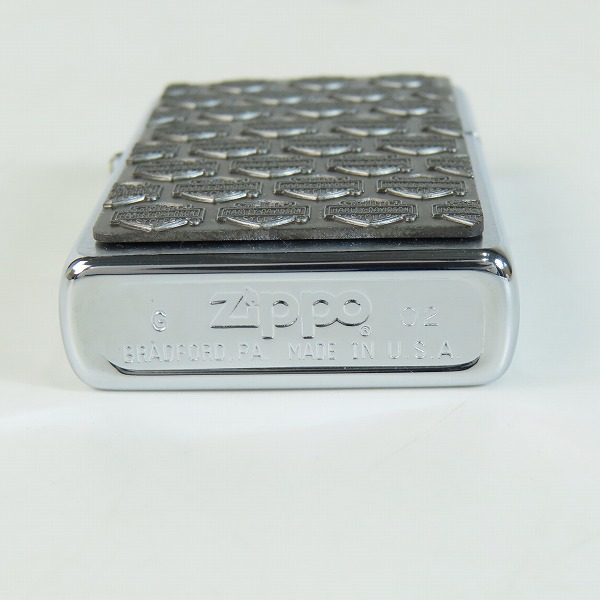 実際に弊社で買取させて頂いたZIPPO/ジッポー HARLEY-DAVIDSON/ハーレーダビッドソン 2002年製の画像 2枚目