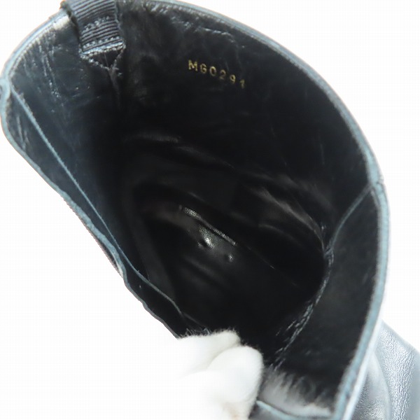 実際に弊社で買取させて頂いたCELINE/セリーヌ ジャクノサイドジップブーツ/ヒールブーツ MG0291/40の画像 4枚目