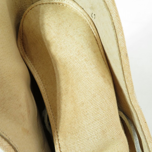 実際に弊社で買取させて頂いたDIRK BIKKEMBERGS/ダークビッケンバーグ キャンバスブーツ/41の画像 7枚目