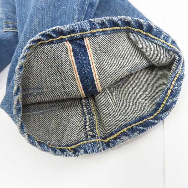 実際に弊社で買取させて頂いた【未使用】HYSTERIC GLAMOUR/ヒステリックグラマー SP加工 COLLAGE デニムパンツ ペイント加工 0263AP19 28の画像 3枚目