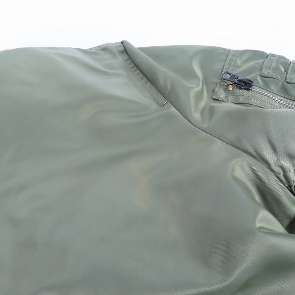 実際に弊社で買取させて頂いたALPHA INDUSTRIES/アルファインダストリーズ リバーシブル MA-1/フライトジャケット 20004-203 Sの画像 7枚目