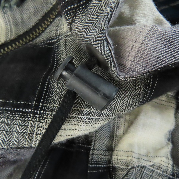 実際に弊社で買取させて頂いたL.G.B./ルグランブルー チェック ダメージ シャツ/パーカー Shirt-G/PK/M 09173/1の画像 7枚目