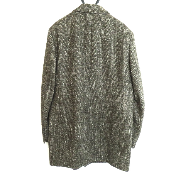 実際に弊社で買取させて頂いたBrooks Brothers/ブルックスブラザーズ ヘリンボーン チェスターコート/44Rの画像 1枚目