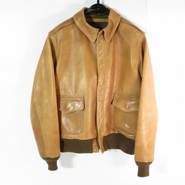 実際に弊社で買取させて頂いたBUZZ RICKSON'S/バズリクソンズ AVIATION ASSOCIATES A-2 ウールライニング フライトジャケット BR80219/40