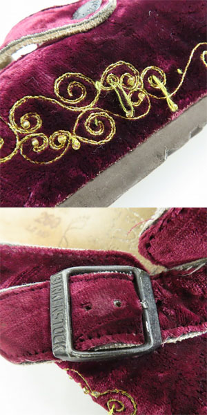 実際に弊社で買取させて頂いたNUMBER NINE × BIRKENSTOCK/ナンバーナイン × ビルケンシュトック 初期 ベロアサンダル 26の画像 9枚目