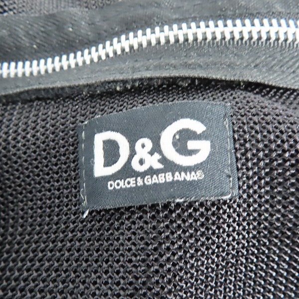 実際に弊社で買取させて頂いたD&G/ディーアンドジー DOLCE&GABBANA/ドルチェ&ガッバーナ メッシュ ベロア切り替え ブルゾン/Mの画像 2枚目