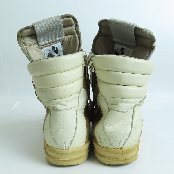 実際に弊社で買取させて頂いた【難有り】Rick Owens/リックオウエンス GEOBASKET ジオバスケット ハイカットスニーカー スエードレザー/42の画像 1枚目