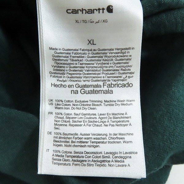 実際に弊社で買取させて頂いたCarHartt/カーハート LOOSE FIT 半袖Tシャツ K87-HTG/XLの画像 3枚目