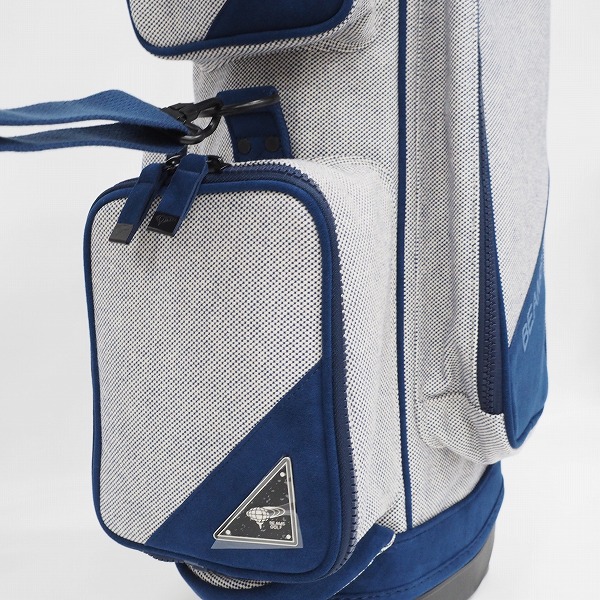 実際に弊社で買取させて頂いた【未使用】BEAMS GOLF/ビームスゴルフ NSG-COTTON CANVAS 8.5型 スタンド式 5分割キャディバッグの画像 7枚目