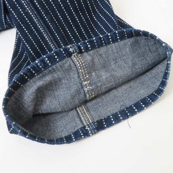 実際に弊社で買取させて頂いたTHE FLAT HEAD/フラットヘッド ウォバッシュストライプ ペインターパンツ/32の画像 4枚目
