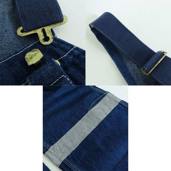 実際に弊社で買取させて頂いた【難あり】Carhartt/カーハート デニムオーバーオール/36×30の画像 9枚目