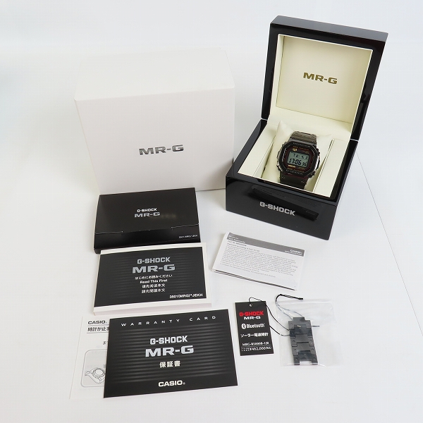 実際に弊社で買取させて頂いたG-SHOCK/Gショック MR-G 初代モデル DW-5000C チタン フルメタル MRG-B5000B-1JR の画像 9枚目