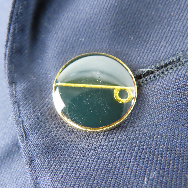 実際に弊社で買取させて頂いたdunhill/ダンヒル dロゴボタン 紺ブレザー ダブルジャケット 56の画像 4枚目