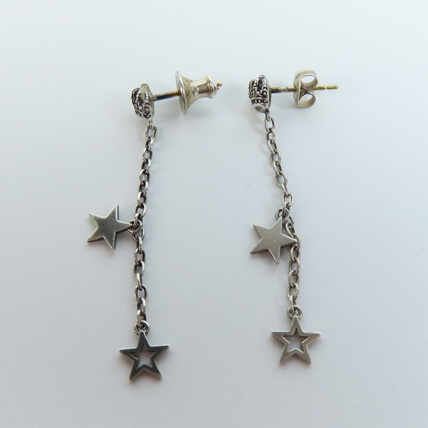 実際に弊社で買取させて頂いた【ギャラ付き】Justin Davis/ジャスティンデイビス 2 STARLET スターレット クラウンピアス SEJ816/2点セットの画像 2枚目