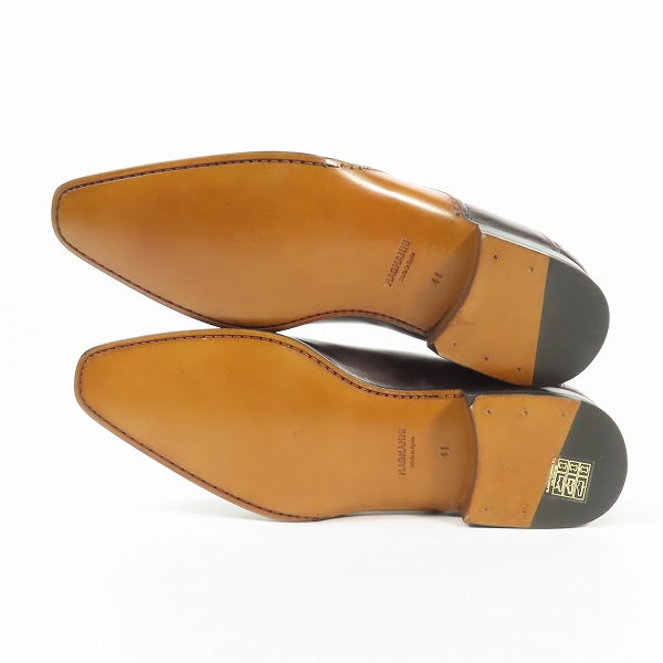 実際に弊社で買取させて頂いたMAGNANNI/マグナーニ  型押し レザーシューズ 17254/41の画像 2枚目