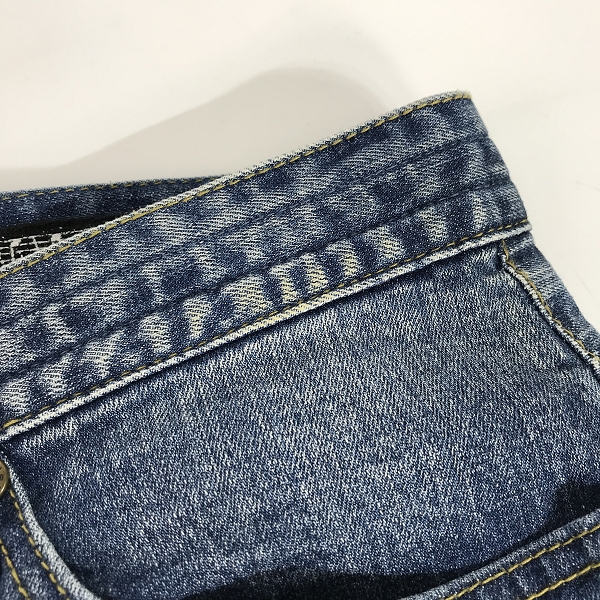 実際に弊社で買取させて頂いたNUMBER(N)INE/ナンバーナイン ギルドプライム×ラブレス 別注 ダメージ/ペイント加工 デニムパンツ/M の画像 8枚目
