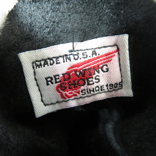 実際に弊社で買取させて頂いたREDWING/レッドウィング モックブーツ/アイリッシュセッター ブラック 8130/8Dの画像 5枚目