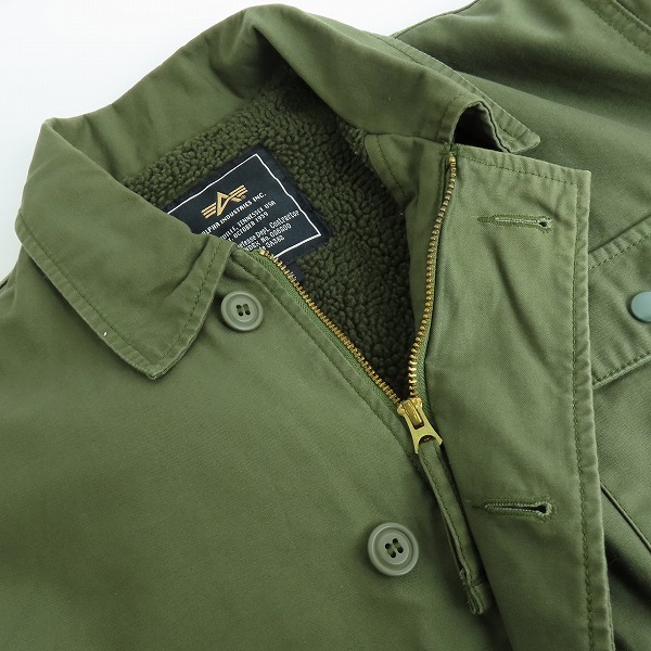 実際に弊社で買取させて頂いたALPHA INDUSTRIES/アルファインダストリーズ Ａ-2 内ボア フィールドジャケット ミリタリージャケット TA1166-019/Lの画像 5枚目