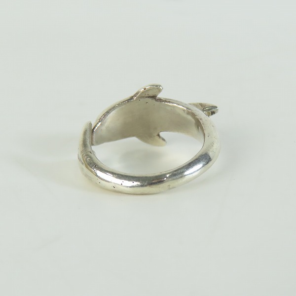 実際に弊社で買取させて頂いたHOLLYWOOD RANCH MARKET/ハリウッドランチマーケット ドルフィン/イルカ リング 12号の画像 3枚目