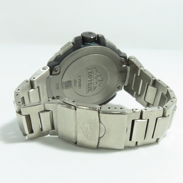 実際に弊社で買取させて頂いた(1)CASIO/カシオ PROTREK/プロトレック MANASLU/マナスル タフソーラー PRX-7000T-7JFの画像 2枚目