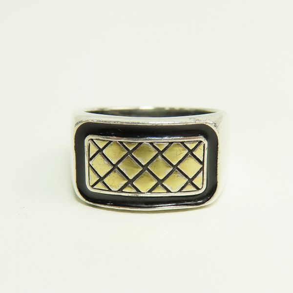 実際に弊社で買取させて頂いたBOTTEGA VENETA/ボッテガヴェネタ イントレチャート リング/指輪 20.5-21号の画像 1枚目